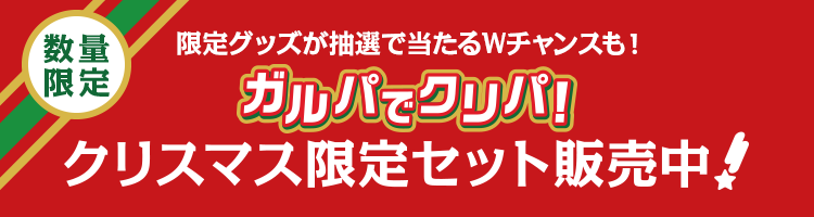 限定グッズが抽選で当たるWチャンスも！ガルパでクリパ！クリスマス限定セット販売中！
		  